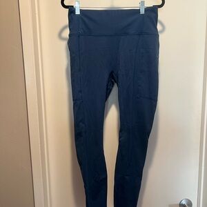 Fabletics Motion 365 Women’s High Waisted Blue Leggings - like new!
